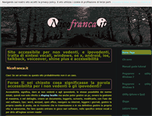 Tablet Screenshot of nicofranca.it